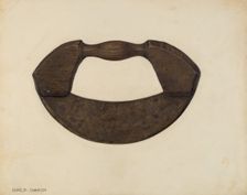 Chopping Knife, c. 1940. Creator: Charles Charon
