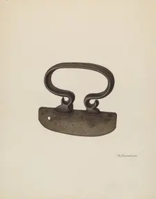 Chopping Knife, c. 1940. Creator: Nicholas Amantea