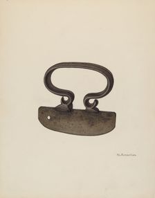 Chopping Knife, c. 1940. Creator: Nicholas Amantea