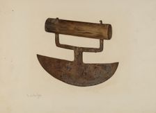 Chopping Knife, c. 1941. Creator: Herman Schulze