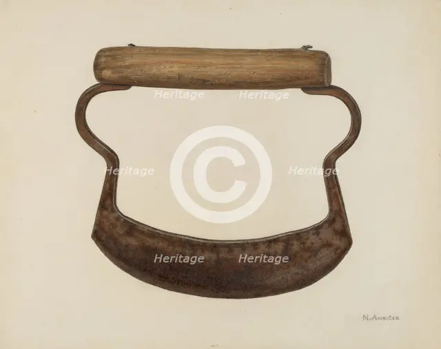Chopping Knife, c. 1941. Creator: Nicholas Amantea.