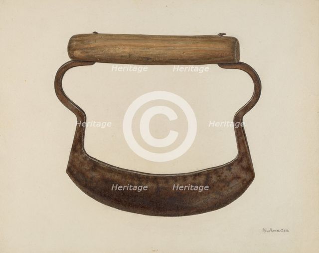Chopping Knife, c. 1941. Creator: Nicholas Amantea.