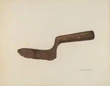 Chopping Knife, c. 1941. Creator: Nicholas Amantea