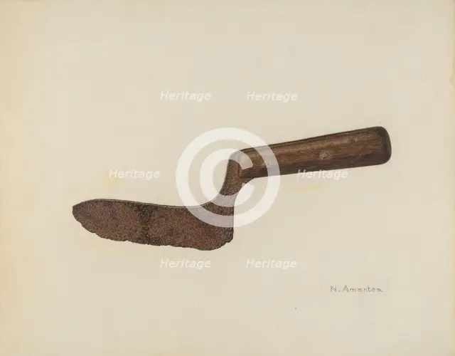 Chopping Knife, c. 1941. Creator: Nicholas Amantea.