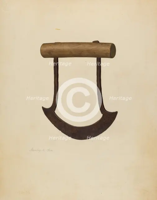 Chopping Knife, c. 1941. Creator: Stanley Chin.