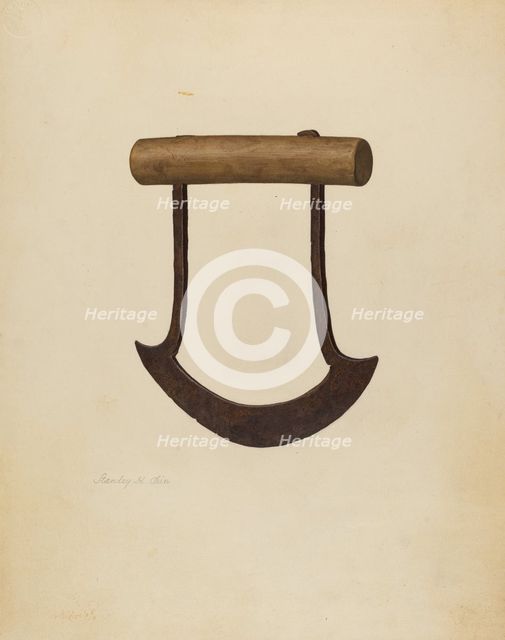 Chopping Knife, c. 1941. Creator: Stanley Chin.