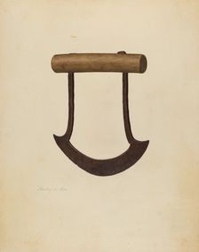 Chopping Knife, c. 1941. Creator: Stanley Chin