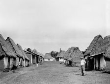 Chorrera, Panama, street scene, c.between 1910 and 1920. Creator: Unknown