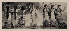 Chorus of maenads. Scene from the Nijinsky ballet "The Afternoon of a Faun", 1912. Creator: De Meyer, Baron Adolphe Edward Sigismund (1868-1946)