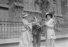 Chorus girls selling tickets, between c1915 and c1920. Creator: Bain News Service