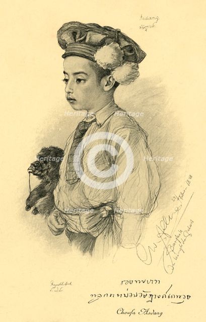 'Chowfa Asdang', 1898.  Creator: Christian Wilhelm Allers.