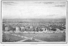 Chowringhee, Calcutta, India, c1840s.Artist: Frederick Fiebig