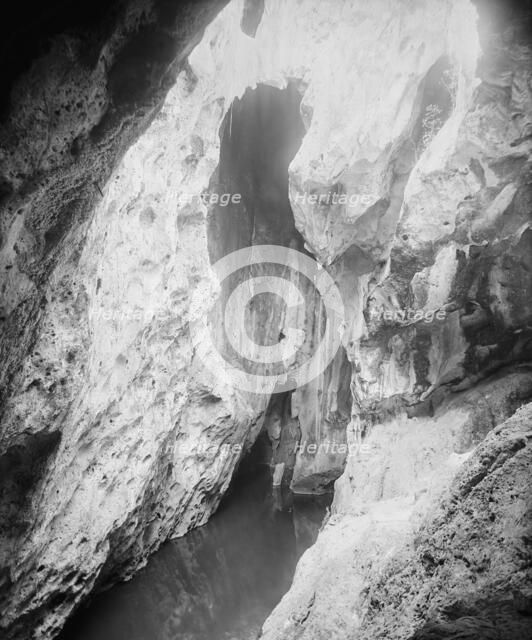 Choy Cave, inside, between 1880 and 1897. Creator: William H. Jackson.