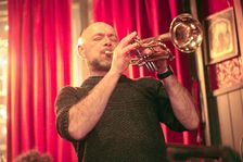 Chris Coull, Speakeasy Jazz Club, Wick Inn, Hove, East Sussex, 31 Jan 2024. Creator: Brian O'Connor