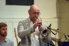 Chris Coull, Zoe Francis and Friends, Chris Coull Promotion, St Andrew’s Church, Hove, July 2025. Creator: Brian O'Connor