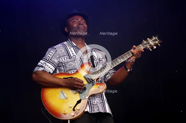 Chris Cobbson, Love Supreme Jazz Festival, Glynde Place, East Sussex, 2014. Artist: Brian O'Connor.