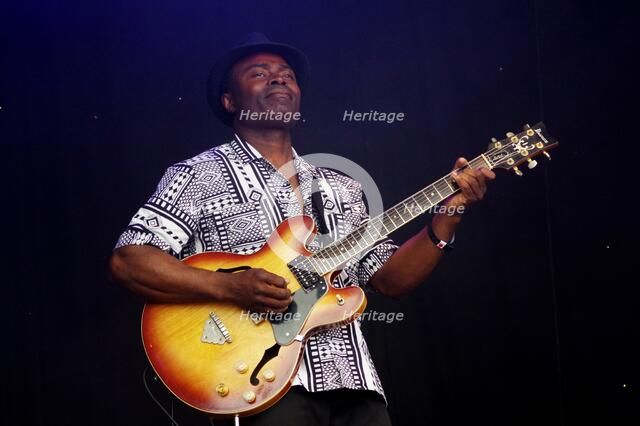 Chris Cobbson, Love Supreme Jazz Festival, Glynde Place, East Sussex, 2014. Artist: Brian O'Connor.