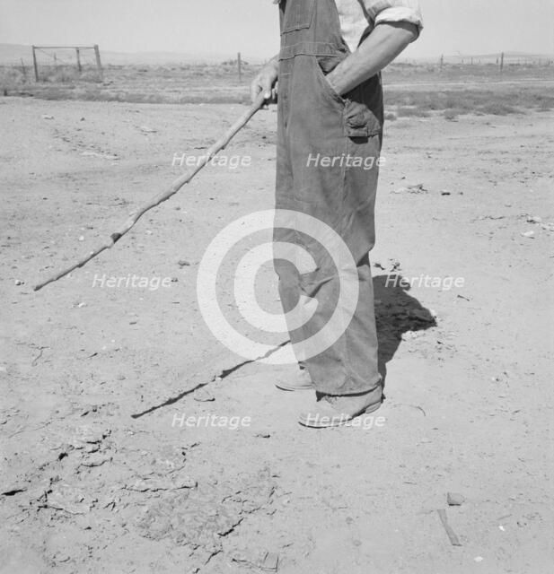Chris Ament, German-Russian dry land wheat farmer, who survived...Columbia Basin, 1939. Creator: Dorothea Lange.