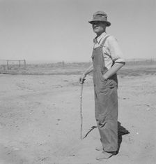 Chris Ament, German-Russian dry land wheat farmer, who survived...Columbia Basin, 1939. Creator: Dorothea Lange