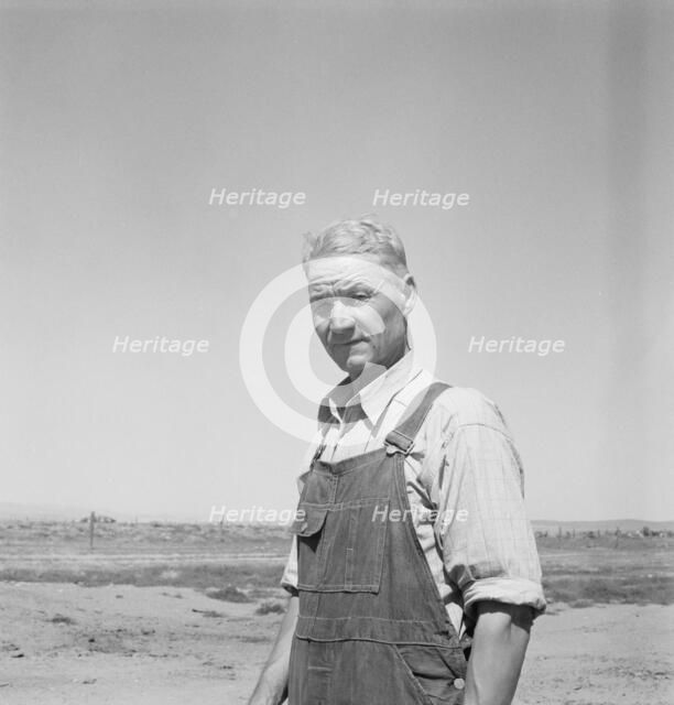 Chris Ament, German-Russian dry land wheat farmer, who survived...Columbia Basin, 1939. Creator: Dorothea Lange.