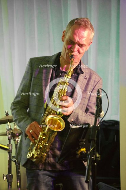 Chris Bowden, Watermill Jazz Club, Dorking, Surrey, 25 June 2019. Creator: Brian O'Connor.
