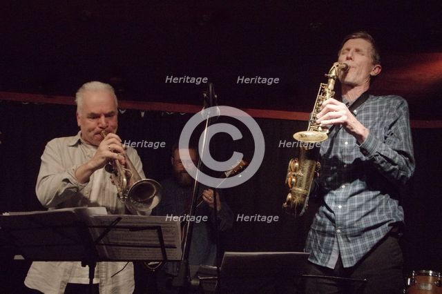 Chris Batchelor Steve Buckley, Verdict Jazz Club, Brighton, East Sussex, 13 Dec 2019. Creator: Brian O'Connor.