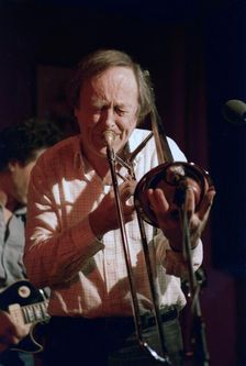 Chris Barber, 100 Club, Oxford Street, London,1988. Creator: Brian Foskett