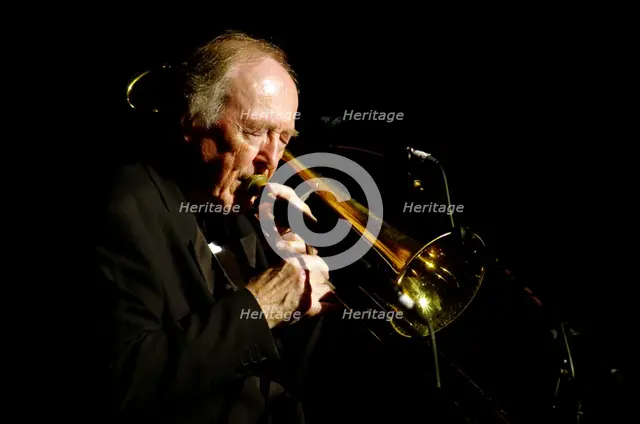 Chris Barber, Dorking Halls, Dorking, Surrey.  Artist: Brian O'Connor