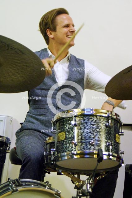 Chris Higginbottom - James Pearson Trio, NJA Methodist Church, Loughton, Essex, 2.9.19. Creator: Brian O'Connor.