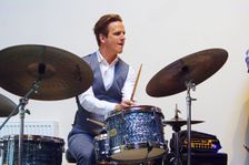 Chris Higginbottom - James Pearson Trio, NJA Methodist Church, Loughton, Essex, 2.9.19. Creator: Brian O'Connor