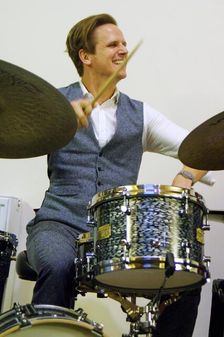 Chris Higginbottom - James Pearson Trio, NJA Methodist Church, Loughton, Essex, 2.9.19. Creator: Brian O'Connor