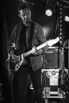 Chris Oliver, The Chameleons live at the Boileroom, Guildford, Surrey, July 2023. Creator: Annapaola Marchesani