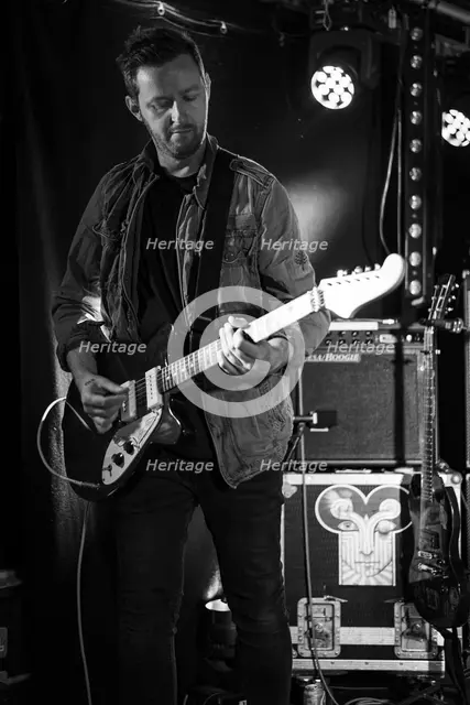 Chris Oliver, The Chameleons live at the Boileroom, Guildford, Surrey, July 2023. Creator: Annapaola Marchesani.
