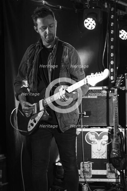 Chris Oliver, The Chameleons live at the Boileroom, Guildford, Surrey, July 2023. Creator: Annapaola Marchesani.