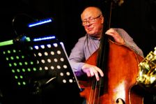 Chris Laurence, Mark Edwards Quartet, Verdict Jazz Club, Brighton East Sussex, 12 Feb 2023 Creator: Brian O'Connor
