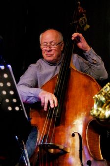Chris Laurence, Mark Edwards Quartet, Verdict Jazz Club, Brighton East Sussex, 12 Feb 2023 Creator: Brian O'Connor