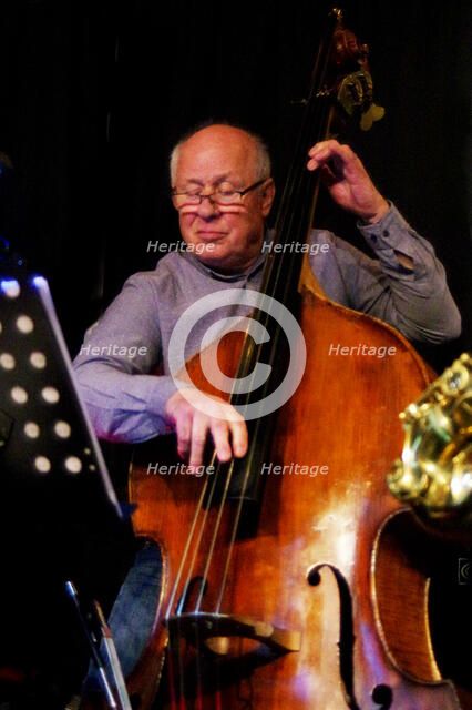 Chris Laurence, Mark Edwards Quartet, Verdict Jazz Club, Brighton East Sussex, 12 Feb 2023 Creator: Brian O'Connor.