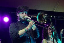 Chris Saunders, Love Supreme Jazz Festival, Glynde Place, East Sussex, 2015. Artist: Brian O'Connor