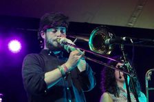 Chris Saunders, Love Supreme Jazz Festival, Glynde Place, East Sussex, 2015. Artist: Brian O'Connor