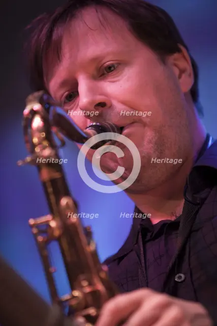 Chris Potter, 2011. Artist: Alan John Ainsworth.