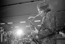 Chris Wood, saxophonist with Traffic, in concert at Landskrona, Sweden, 1967. Creator: Unknown