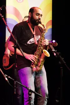 Chris Williams, Ropetackle Arts Centre, Shoreham, West Sussex, Jan 2016. Artist: Brian O'Connor