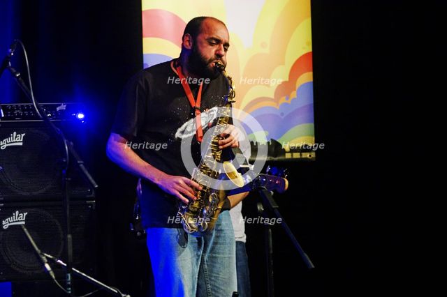 Chris Williams, Ropetackle Arts Centre, Shoreham, West Sussex, Jan 2016. Artist: Brian O'Connor.