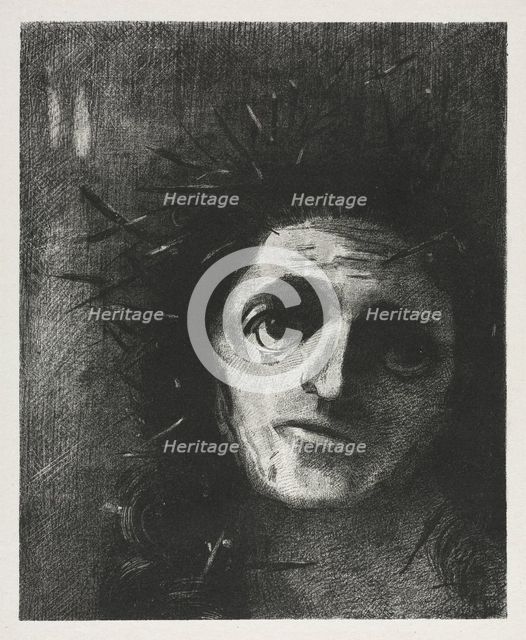 Christ, 1887. Creator: Odilon Redon (French, 1840-1916); Lemercier & Cie..
