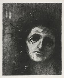 Christ, 1887. Creator: Odilon Redon (French, 1840-1916); Lemercier & Cie.