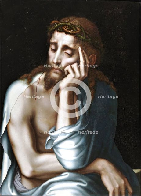 Christ, Man of Sorrows, 1566. Creator: Luis de Morales.