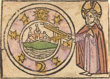 Christ Measuring the Globe, 1460/1470. Creator: Unknown