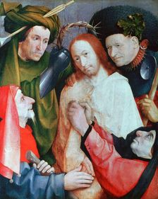 Christ Mocked (The Crowning with Thorns) c1490-1500. Artist: Hieronymus Bosch