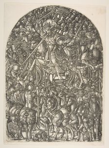 Christ mounted on a white Horse, from the Apocalypse.n.d. Creator: Jean Duvet