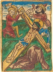 Christ Nailed to the Cross, c. 1490. Creator: Unknown